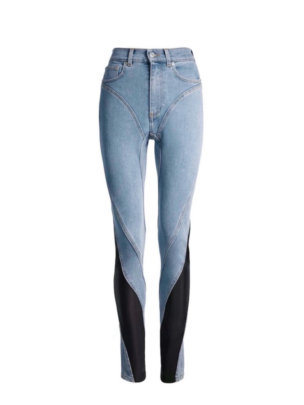 MUGLER X HM Spiral jeans size 10